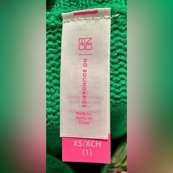 Ugly Christmas Sweater Meowy Christmas Lights Bells Sequins Hipster XS - Picture 5 of 5